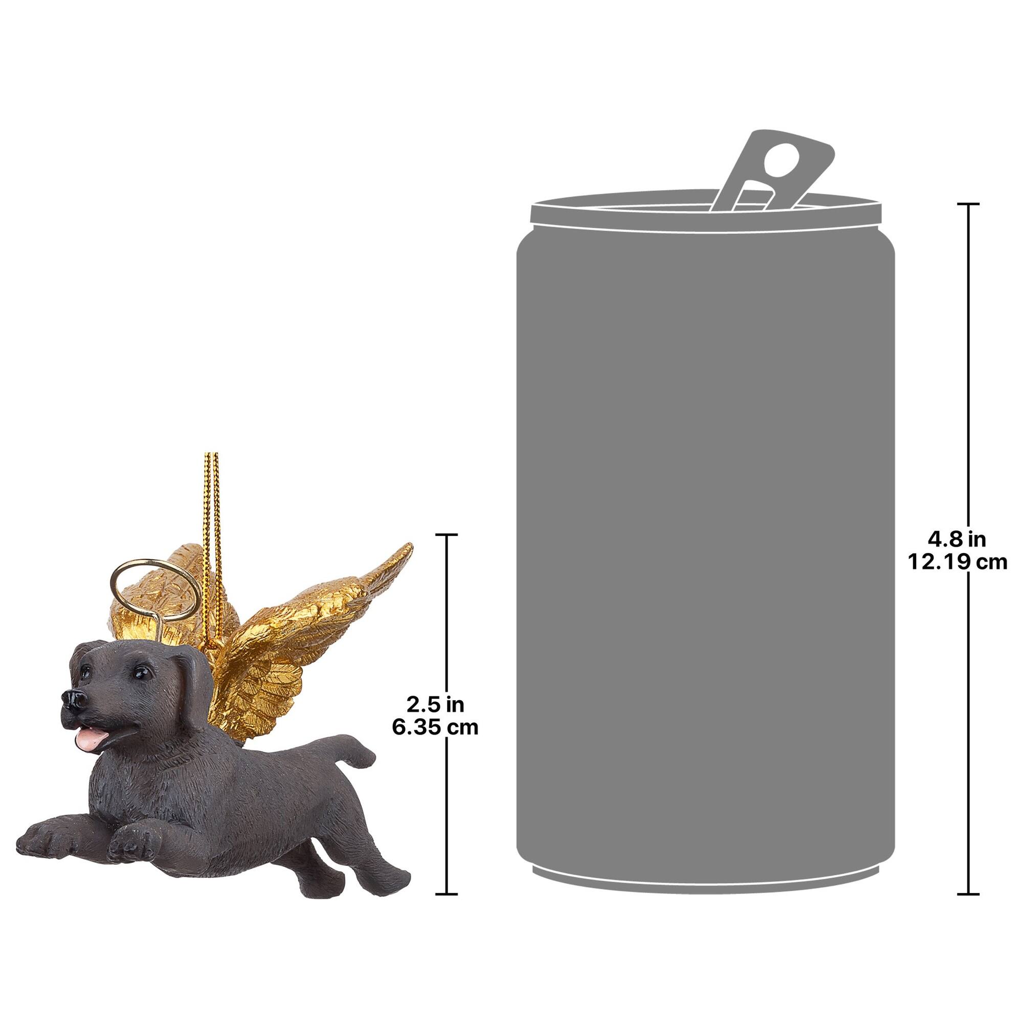 Design Toscano Honor the Pooch Weimaraner Holiday Dog Angel Ornament